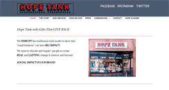 Desktop Screenshot of hopetank.org