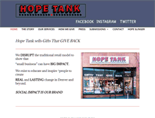 Tablet Screenshot of hopetank.org